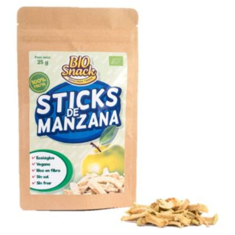 Comprar online BIOSNACK MANZANA STICKS 25 gr de JOSENEA. Imagen 1
