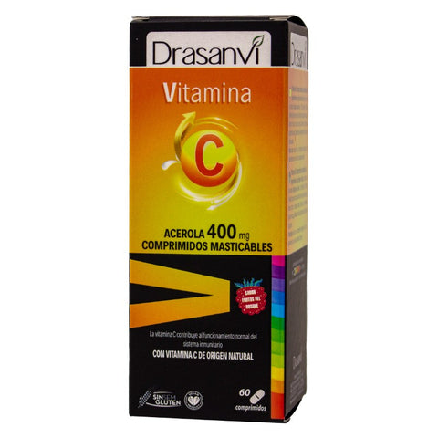 Comprar online VITAMINA C 400 mg MASTICABLE 60 Comp de DRASANVI. Imagen 1