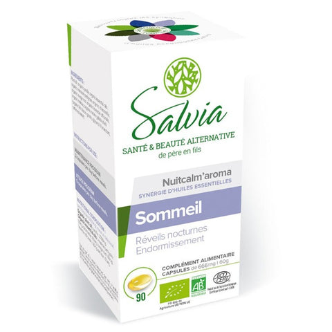 Comprar online NUITCALM'AROMA SUEðO 90 Cap de SALVIA. Imagen 1