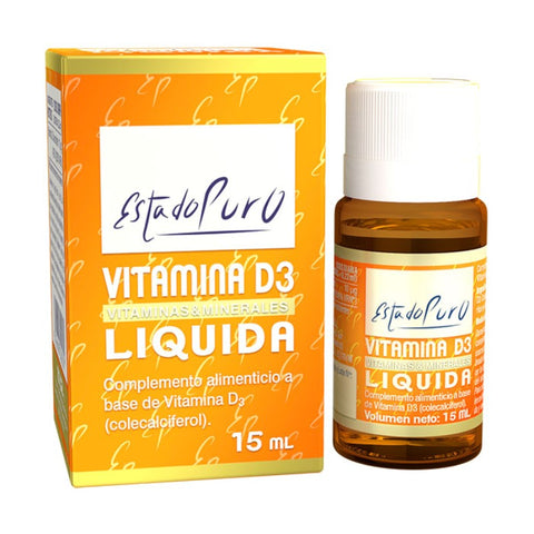 Comprar online ESTADO PURO VITAMINA D3 100 UI LIQUIDA 15 ml de TONGIL. Imagen 1