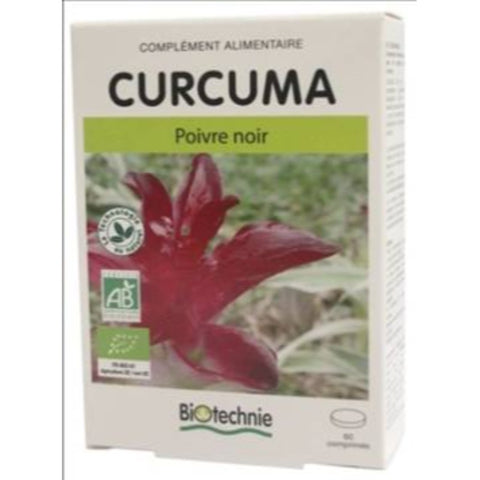 Comprar online CURCUMA - PIMIENTA NEGRA DIGESTION 60 Comp BIO de BIOTECHNIE. Imagen 1