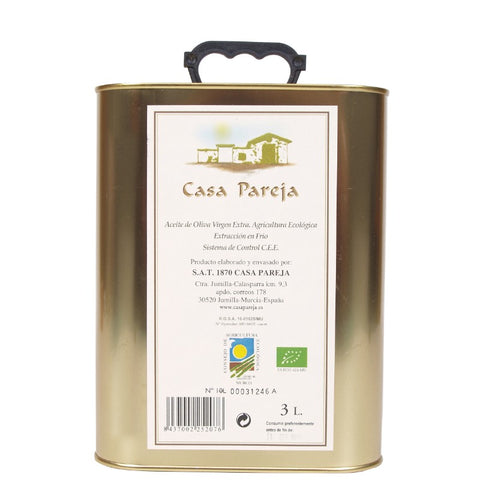 Comprar online ACEITEßDE OLIVA LATA BIO DEMETER 3 L de CASAPAREJA. Imagen 1