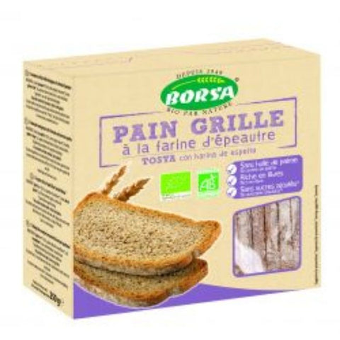 Comprar online PAN TOSTADO CON HARINA DE ESPELTA 250 g de BORSA. Imagen 1