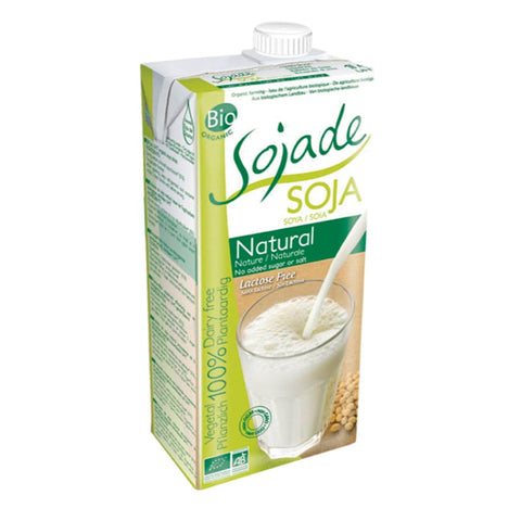Comprar online BEBIDA DE SOJA NATURAL BIO 1 Litro de SOJADE. Imagen 1