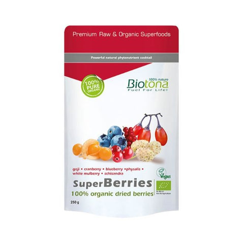 Comprar online SUPERBERRIES FRUTAS DEL BOSQUE BIO 250 gr de BIOTONA. Imagen 1