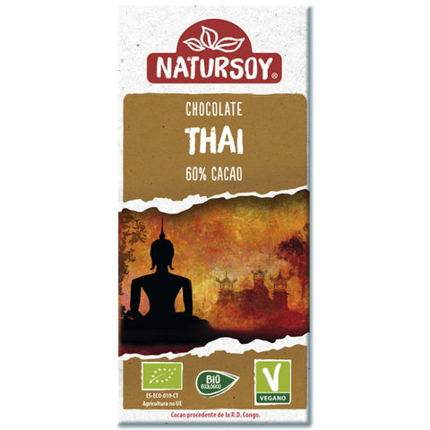 Comprar online SUPER CHOCOLATE TAI 60% CACAO BIO VEGANO 125 de NATURSOY. Imagen 1