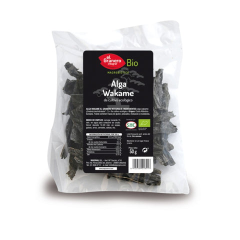 Comprar online ALGA WAKAME BIO 50 gr de EL GRANERO INTEGRAL. Imagen 1