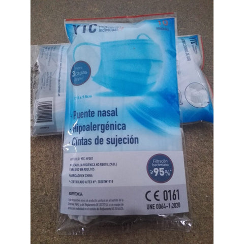 Comprar online MASCARILLA HIGIENICA PACK 10 U de OFERTELE. Imagen 1
