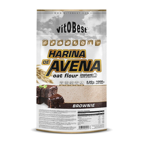 Comprar online HARINA DE AVENA 1 Kg BROWNIE de VIT.O.BEST. Imagen 1