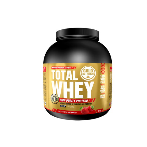 Comprar online TOTAL WHEY FRESA 2 KG de GOLD NUTRION. Imagen 1