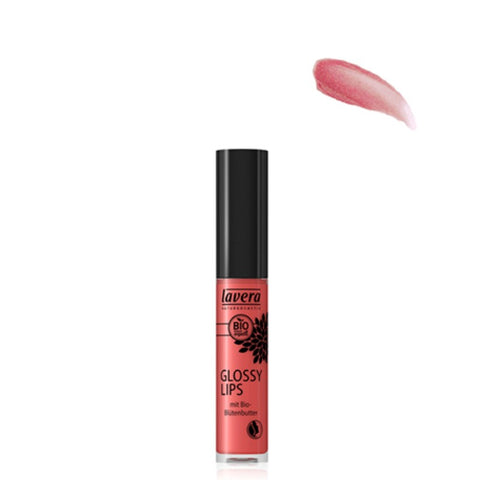 Comprar online BRILLO LABIOS GLOSSY 09 DELICIOUS PEACH 6,5 ml de LAVERA. Imagen 1