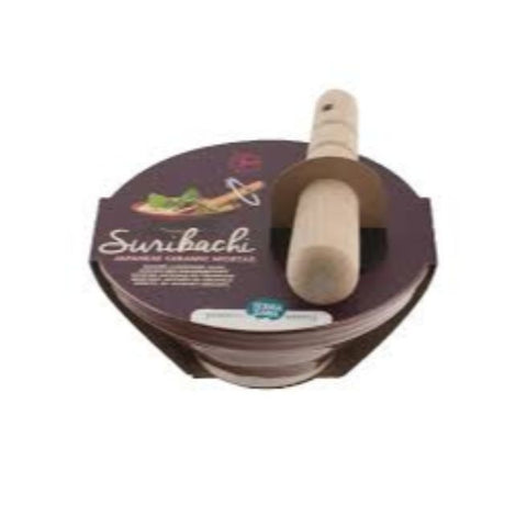 Comprar online SURIBACHI & SURIKOGI (18 CM) MORTERO JAPONES DE CE de TERRASANA. Imagen 1