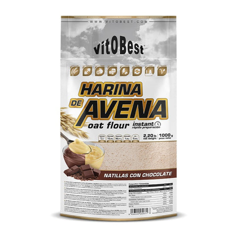 Comprar online HARINA DE AVENA 1Kg NATILLAS C/CHOCO de VIT.O.BEST. Imagen 1