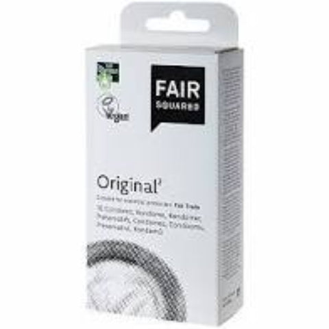 Comprar online PRESERVATIVOS FAIR SQUARED ORIGINAL 10 UDS de FAIR SQUARED. Imagen 1