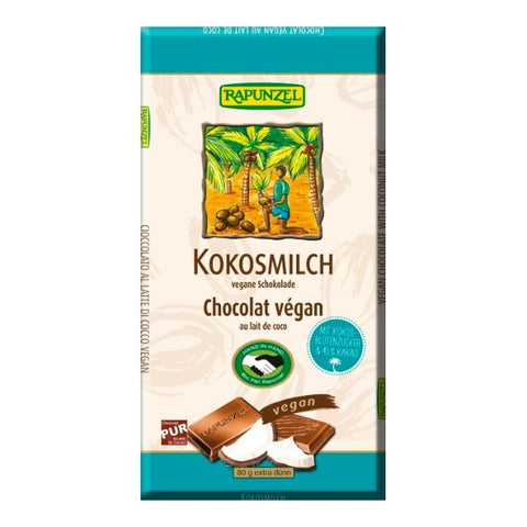 Comprar online TABLETA CHOCO LECHE COCO RAPUNZEL 80 G de RAPUNZEL. Imagen 1