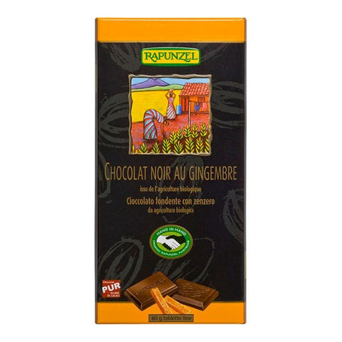 Comprar online TABLETA CHOCOLATE JENGIBRE RAPUNZEL 80G de RAPUNZEL. Imagen 1