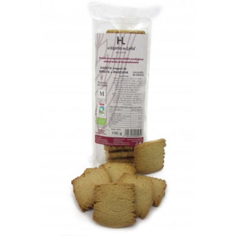 Comprar online GADIETA ESPELTA Y MANZANA ECO 190 gr de HORNO DE LEÑA. Imagen 1