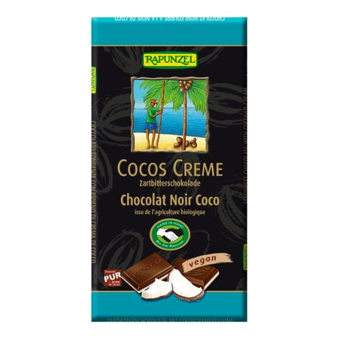 Comprar online TABLETA CHOCOLATE NEGRO COCO RAPUNZEL 100 G de RAPUNZEL. Imagen 1