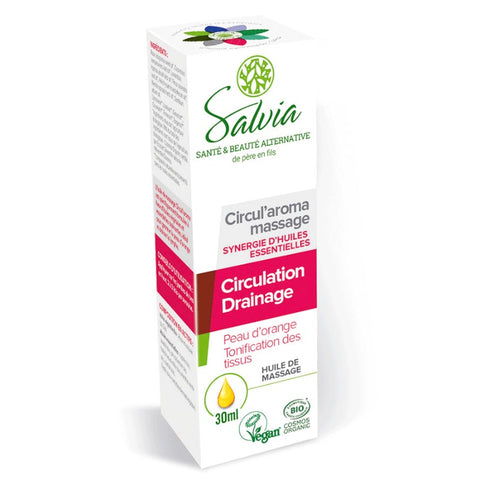 Comprar online CIRCUL'AROMA MASSAGE CIRCULACION Y DRENAJE 30 ml de SALVIA. Imagen 1
