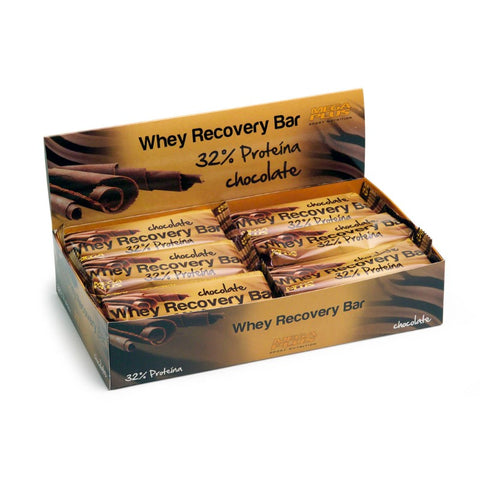 Comprar online EXP. 18 WHEY RECOVERY BAR CHOCOLATE 18unid. de MEGA PLUS. Imagen 1