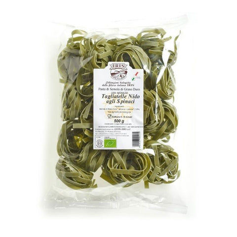 Comprar online TAGLIATELLE ESPINAC.TRIGO DURO IRIS 500G de IRIS. Imagen 1