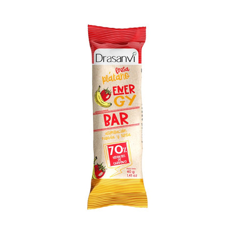 Comprar online ENERGY BAR FRESA PLATANO 40 gr de DRASANVI. Imagen 1