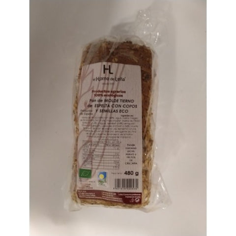 Comprar online MOLDE TIERNO DE ESPELTA CON COPOS Y SEMILLAS 480 g de HORNO DE LEÑA. Imagen 1