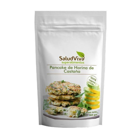 Comprar online PANCAKES CON HARINA DE CASTAÑA 265 GRAMOS de SALUD VIVA. Imagen 1