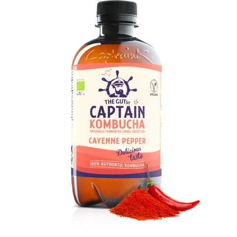 Comprar online KOMBUCHA CAYENNE PEPER 1 Litro de CAPTAIN KOMBUCHA. Imagen 1