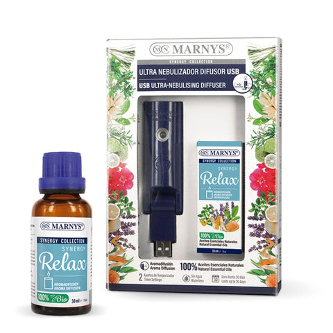 Comprar online COMBO USB ULTRA NEBULIZADOR + SYNERGY RELAX 30ML de MARNYS. Imagen 1