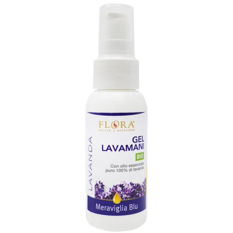 Comprar online GEL LAVAMANOS DESINFECTANTE LAVANDA 75 ml de FLORA COSMETICA BIO. Imagen 1