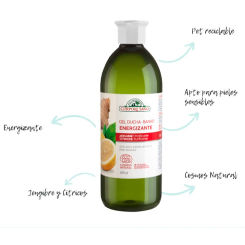 Comprar online GEL DE BAÑO ENERGIZANTE 600 ml de CORPORE SANO. Imagen 1