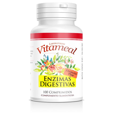 Comprar online ENZIMAS DIGESTIVAS 100 Tabletas VITAMEAL de VITAMEAL. Imagen 1