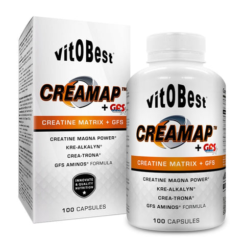 Comprar online CREAMAP + GFS AMINOS 100 Cap de VIT.O.BEST. Imagen 1