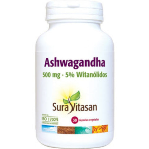 Comprar online ASHWAGANDHA 30 Cap de SURA VITASAN. Imagen 1