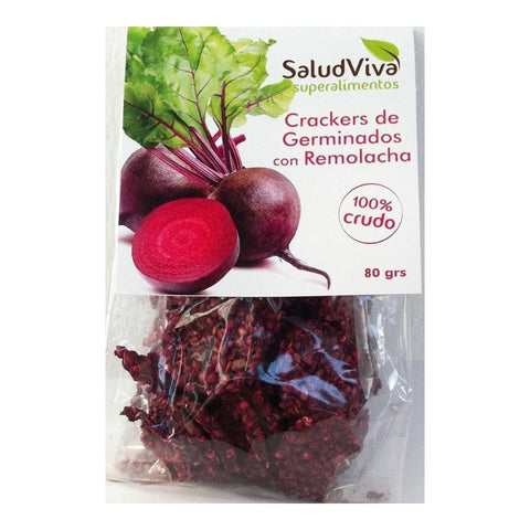 Comprar online CRACKER DE GERMINADOS DE REMOLACHA 80 GRS. de SALUD VIVA. Imagen 1