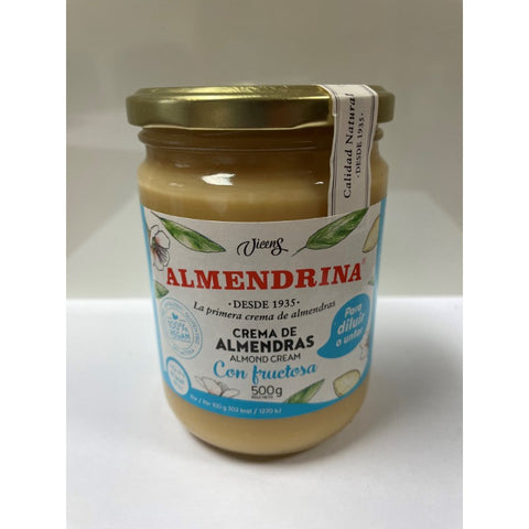 Comprar online CREMA ALMENDRAS FRUCTOSA TARRO CRISTAL 500 gr de KLAM. Imagen 1