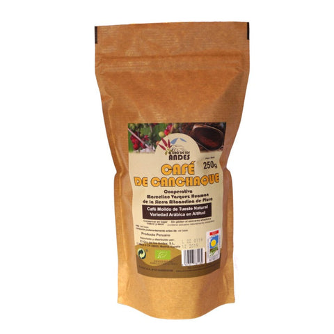 Comprar online CAFE MOLIDO DE TUESTE NATURAL 250 de ORO DE LOS ANDES. Imagen 1