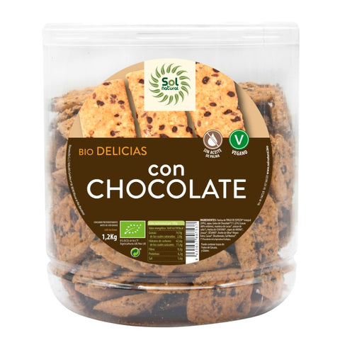 Comprar online DELICIASßDEßTRIGOßCONßCHOCOLATE BIO 1500 g de SOLNATURAL. Imagen 1