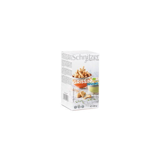 Comprar online PALITOS GRISSINI SESAMO S/G SCHNITZER 100 G de SCHNITZER. Imagen 1