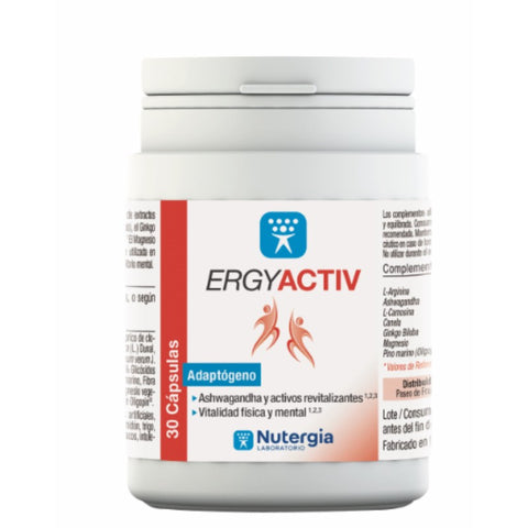 Comprar online ERGYACTIV 30 Caps de NUTERGIA. Imagen 1