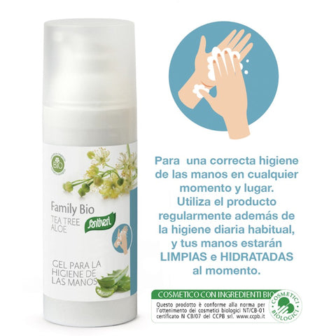 Comprar online F-ALOE VERA GEL HIGIE.MANO BIO de SANTIVERI. Imagen 1