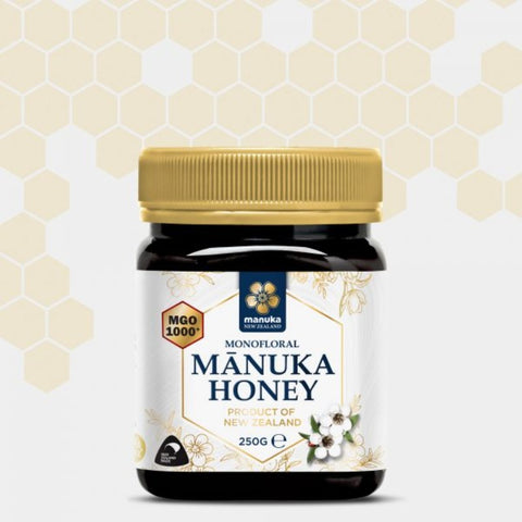 Comprar online MIEL DE MANUKA MONOFLORAL MGO 1000+ 250G de MANUKA NEW ZEALAND. Imagen 1