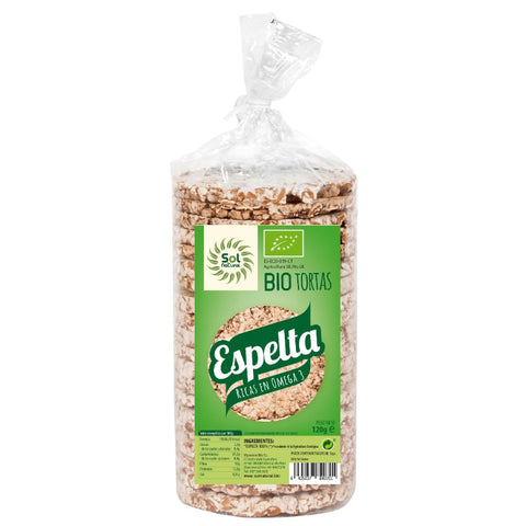 Comprar online TORTAS DE ESPELTAßEXTRAFINASßBIO 120 g de SOLNATURAL. Imagen 1