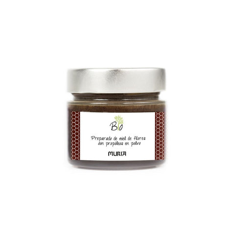 Comprar online PREPARADO MIEL FLORES CON PROPOLEOS POLVO ECO 250G de MURIA BIO. Imagen 1