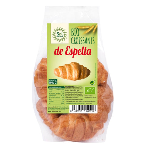 Comprar online CROISSANTS DE ESPELTA BIO 160 g de SOLNATURAL. Imagen 1