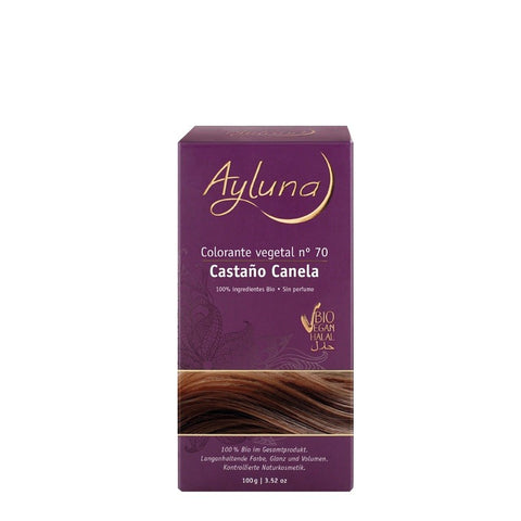 Comprar online COLORANTE VEGETAL 70 CASTAðO CANELA 100 gr de AYLUNA. Imagen 1