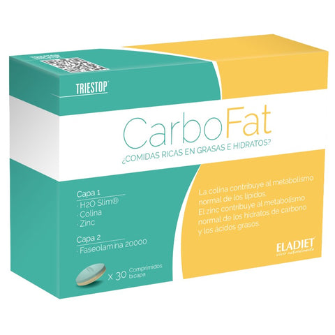 Comprar online TRIESTOP CARBOFAT 30 Comp de ELADIET. Imagen 1