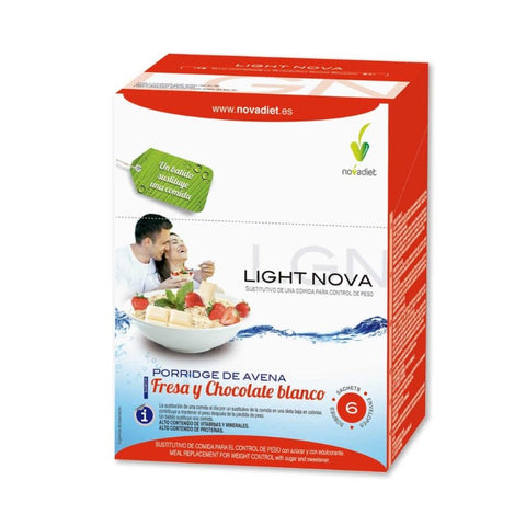 Comprar online LIGHT NOVA PORRIDGE FRESA 6 sobres de NOVADIET. Imagen 1