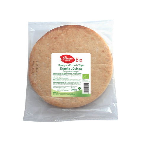 Comprar online BASES DE TRIGO ESPELTA INTEGRAL Y QUINOA P/ PIZZA de EL GRANERO INTEGRAL. Imagen 1